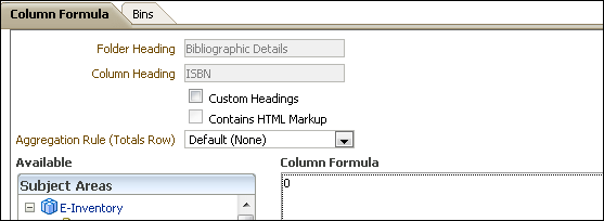 Column Formula 0